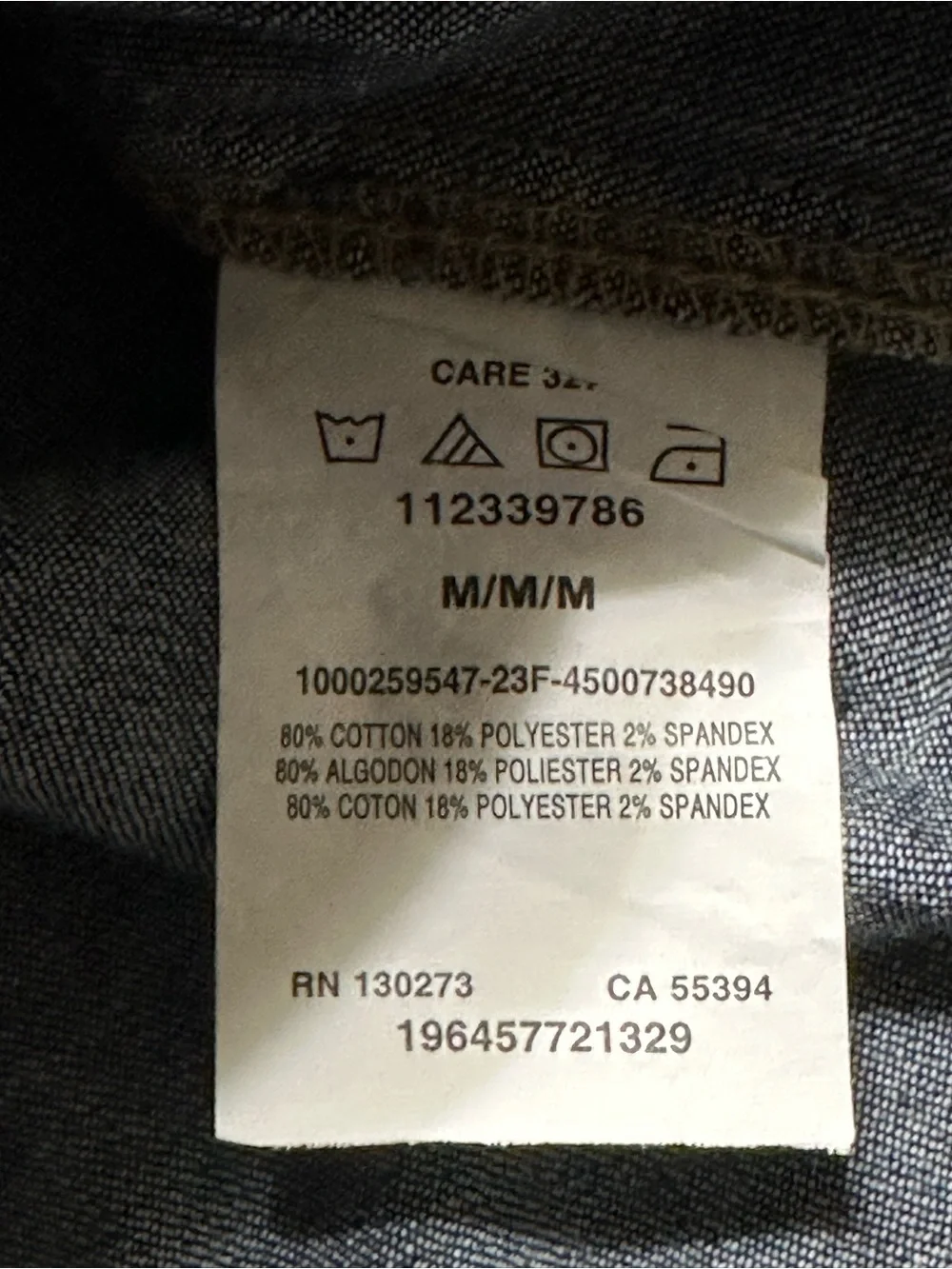 🆕 Lee Men’s Extreme Motion Indigo Denim Button-Down Shirt - Picture 6 of 6
